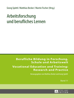 cover image of Arbeitsforschung und berufliches Lernen